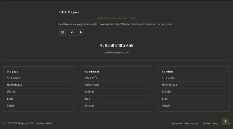 Büyük telefon düzeninin görünümü